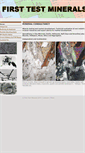 Mobile Screenshot of firsttestminerals.com